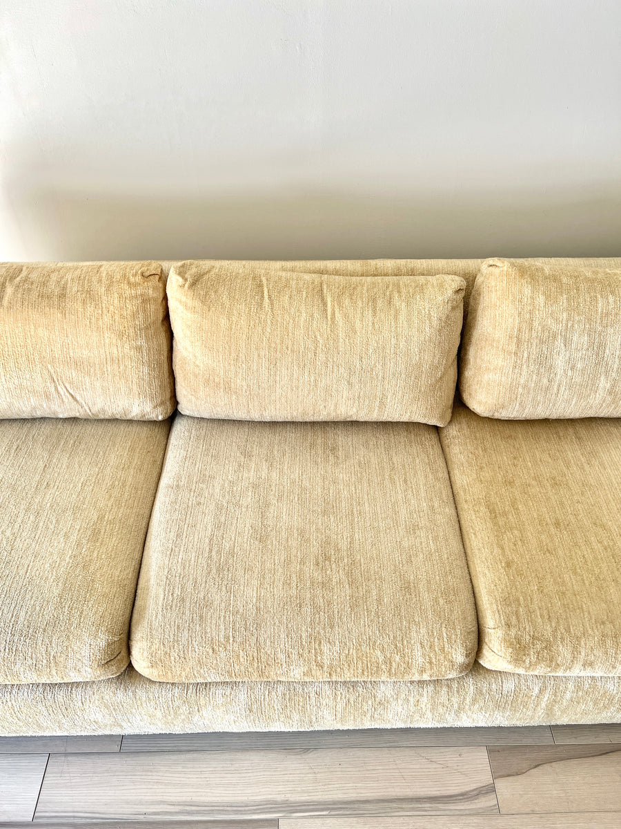 Picture of Vintage Mid Century Velvet Sofa – Home and Closet Vintage