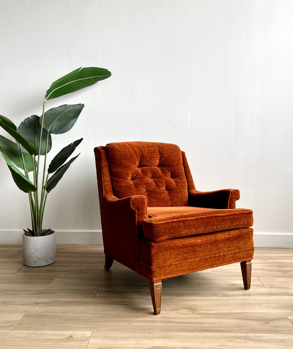 Vintage velvet rocking discount chair