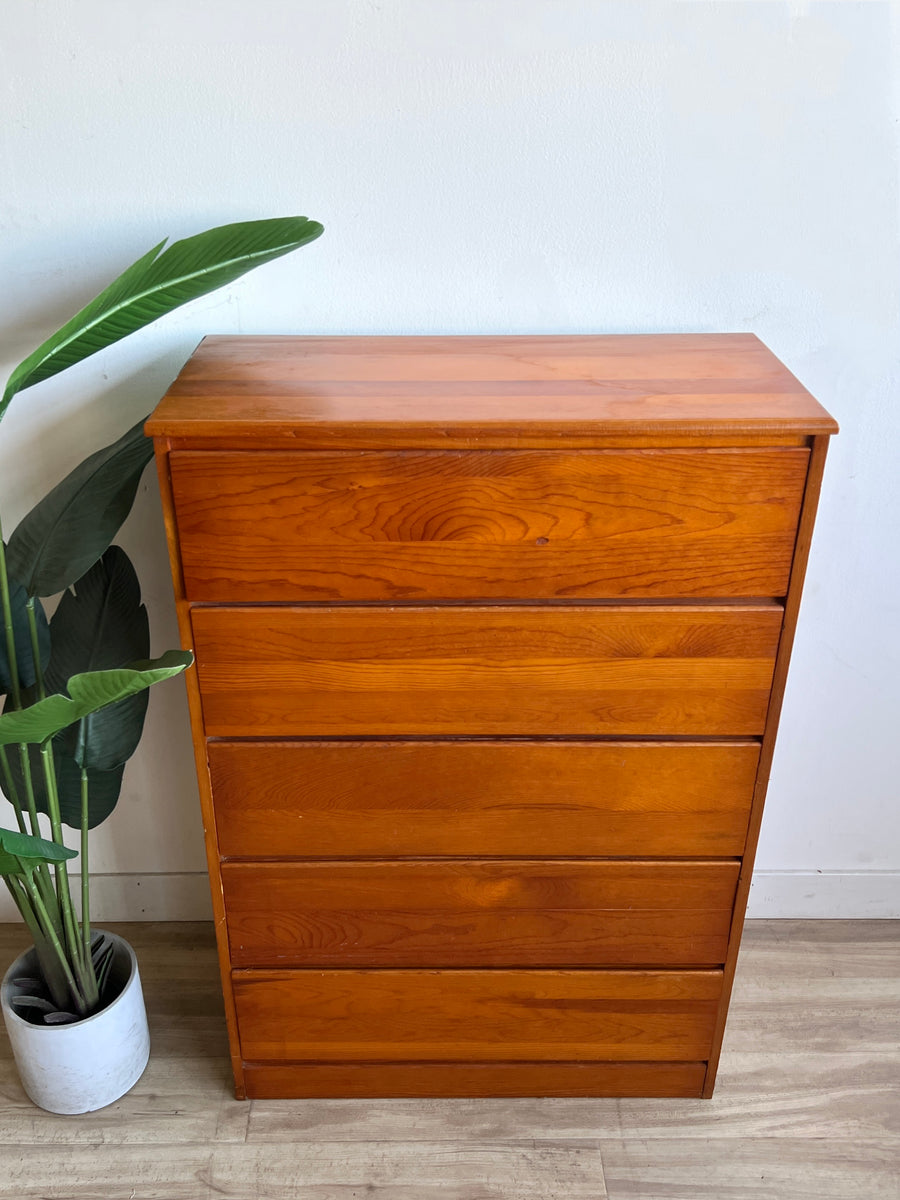 Project Vintage Mid Century Five Drawer Dresser Home and Closet Vintage