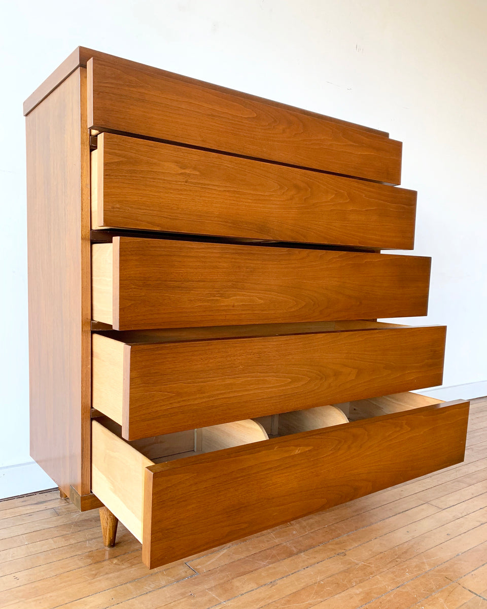 Five Drawer Mid Century Dresser Home and Closet Vintage Five Drawer Mid Century Dresser Home and Closet Vintage