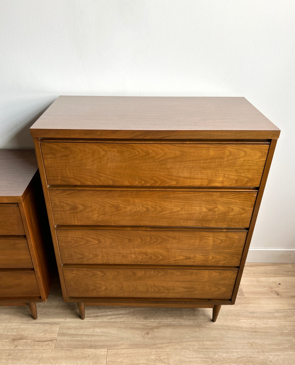 Set of Vintage Mid Century Dressers Home and Closet Vintage