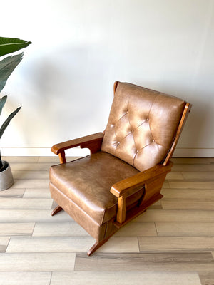 Vintage 1950s Western Lounge Chair