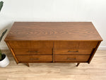 Vintage Mid Century Six Drawer Dresser