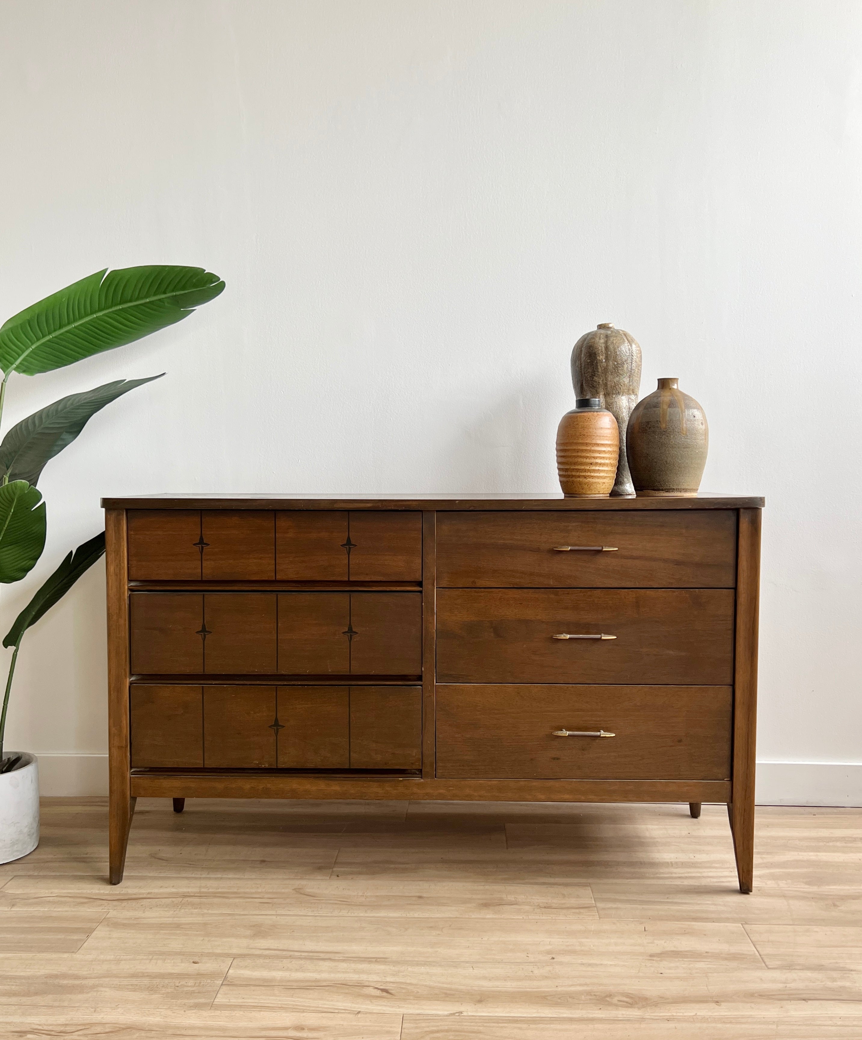 vintage 6 drawer dresser Vintage Mid Century Six Drawer Dresser – Home and Closet Vintage