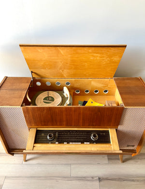 Vintage Telefunken Record Console