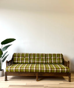 Vintage Mid Century Sofa in Green