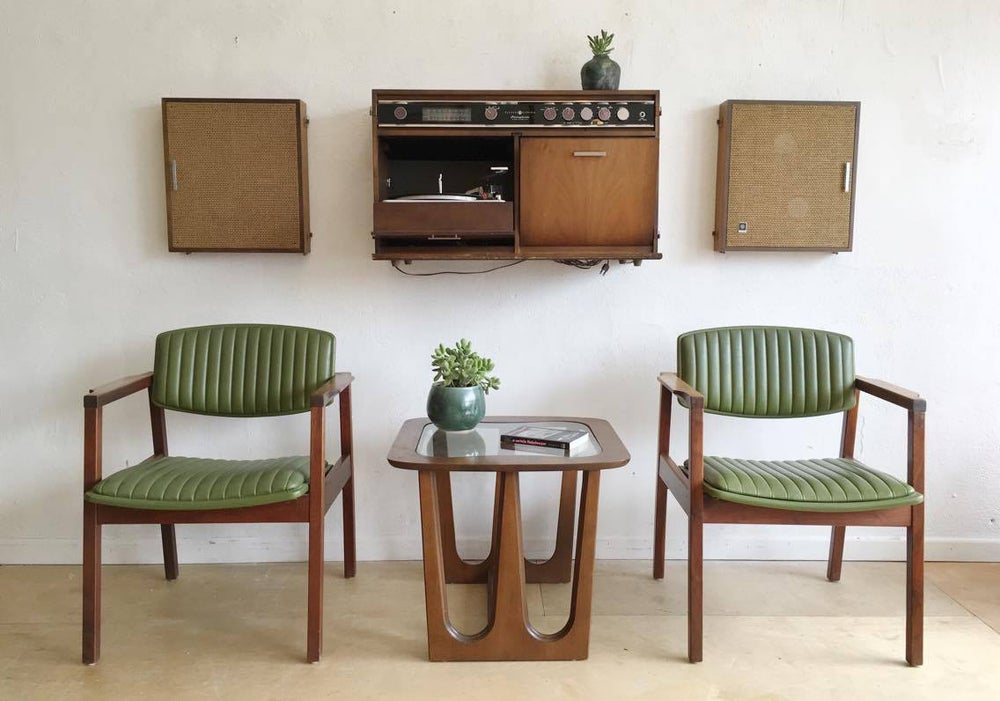 Mid-Century General Electric Hi-Fi Wall Mount Stereo