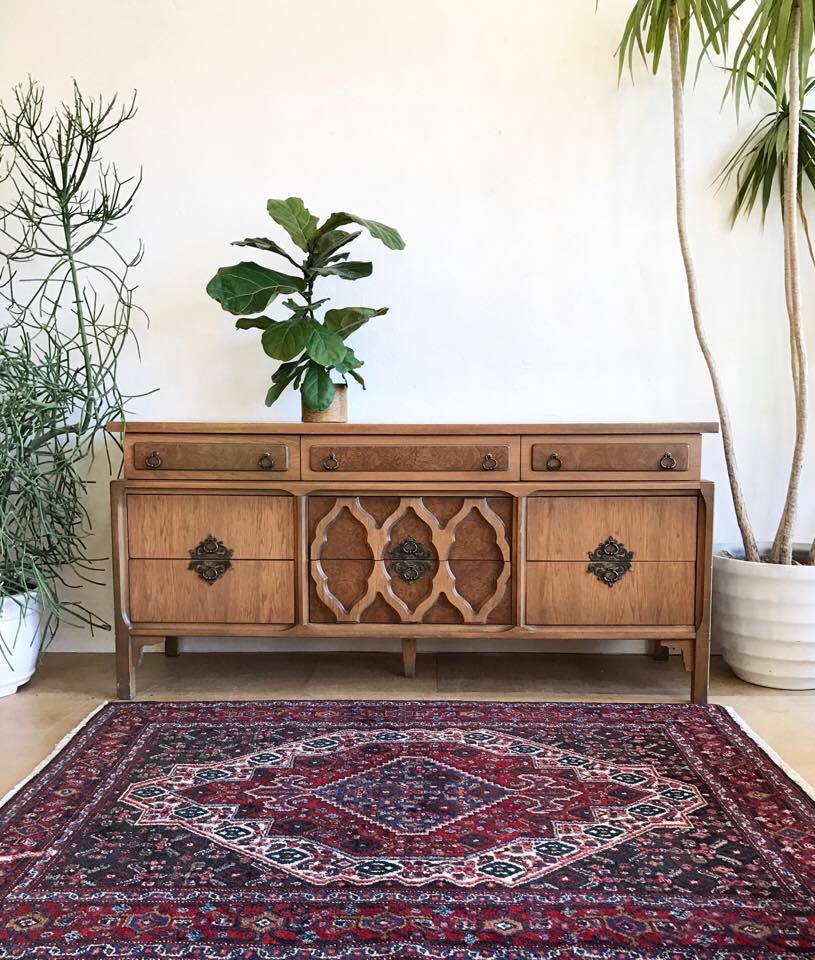 Long Vintage Moroccan Style Dresser