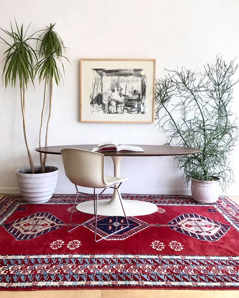 Mid-Century Walnut Top Desk by Burke