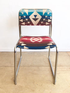 Mid-Century Otto Cerdau Chair in Pendleton Wool
