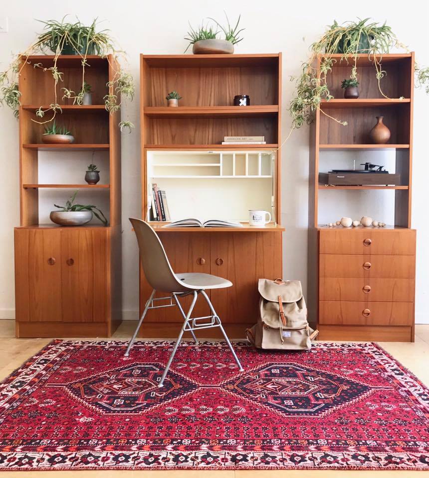 Belgian Teak Shelving Unit