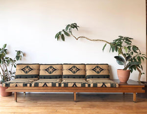 Mid-Century Sofa Upholstered in Pendleton Wool