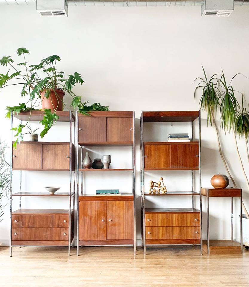 Mid-Century Large Wall Unit