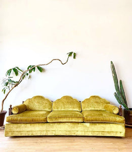 Vintage Moroccan Style Velvet Sofa