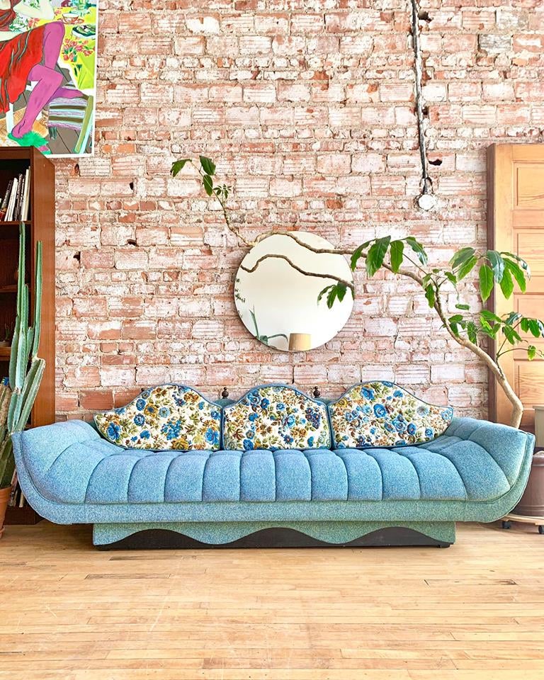 Mid-Century Gondola Sofa