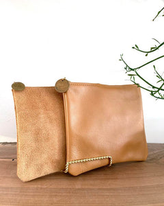 Large Accessory Bag in Leather