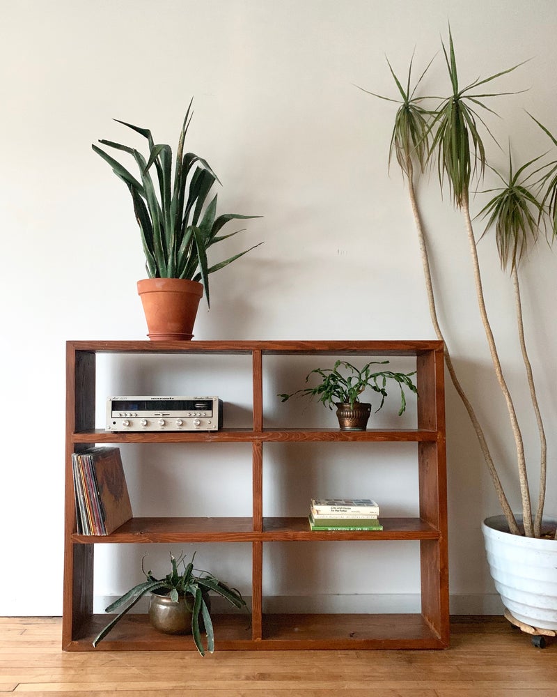 Vintage Record Shelf