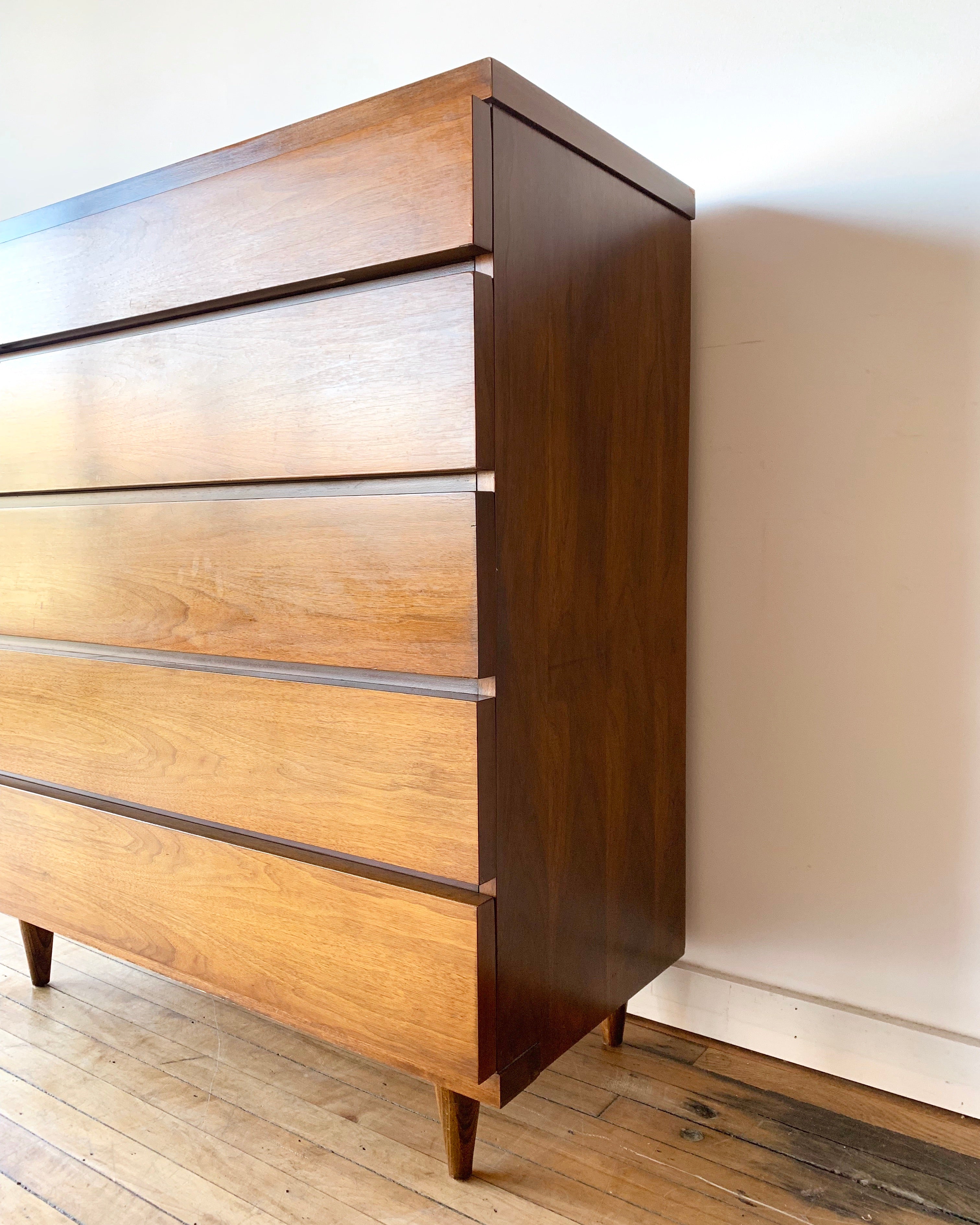 Five Drawer Mid Century Dresser