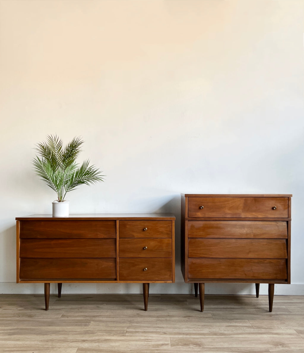 Set of Vintage Mid Century Dressers