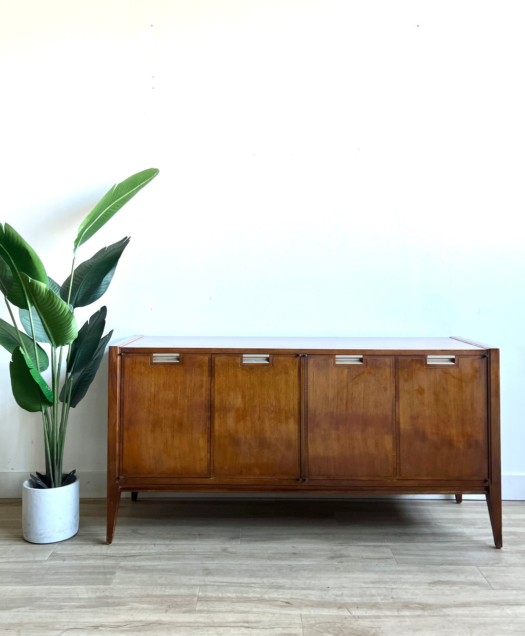 Mid Century Walnut Credenza