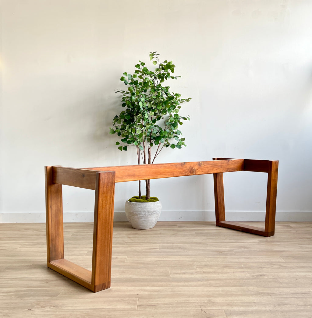 Vintage Solid Walnut Table Base