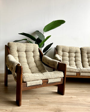 Vintage Sofa & Club Chair