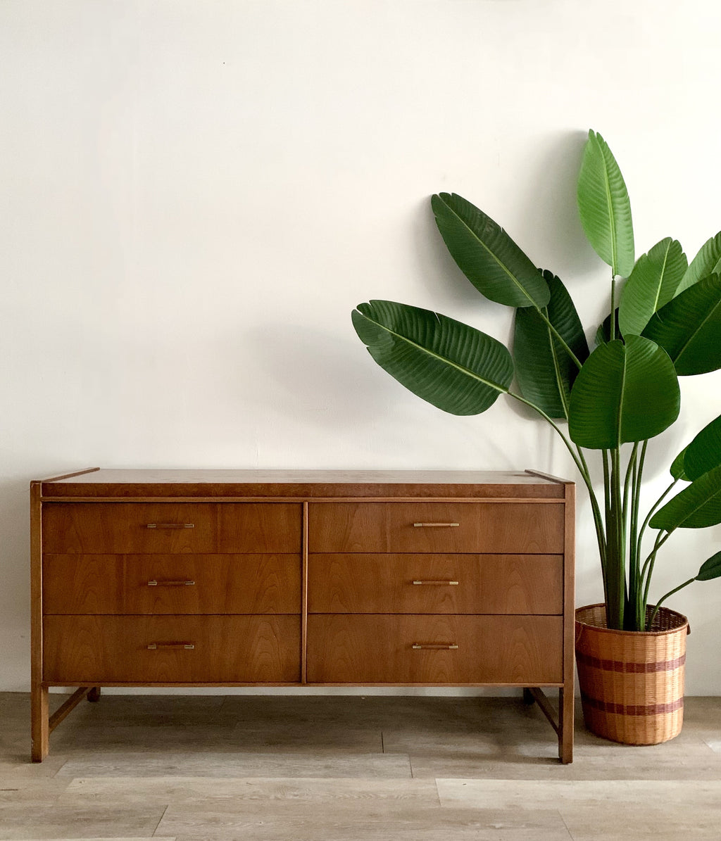 Mid-Century Six Drawer Dresser by Drexel