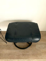 Vintage Canadian Lounge Chair in Blue
