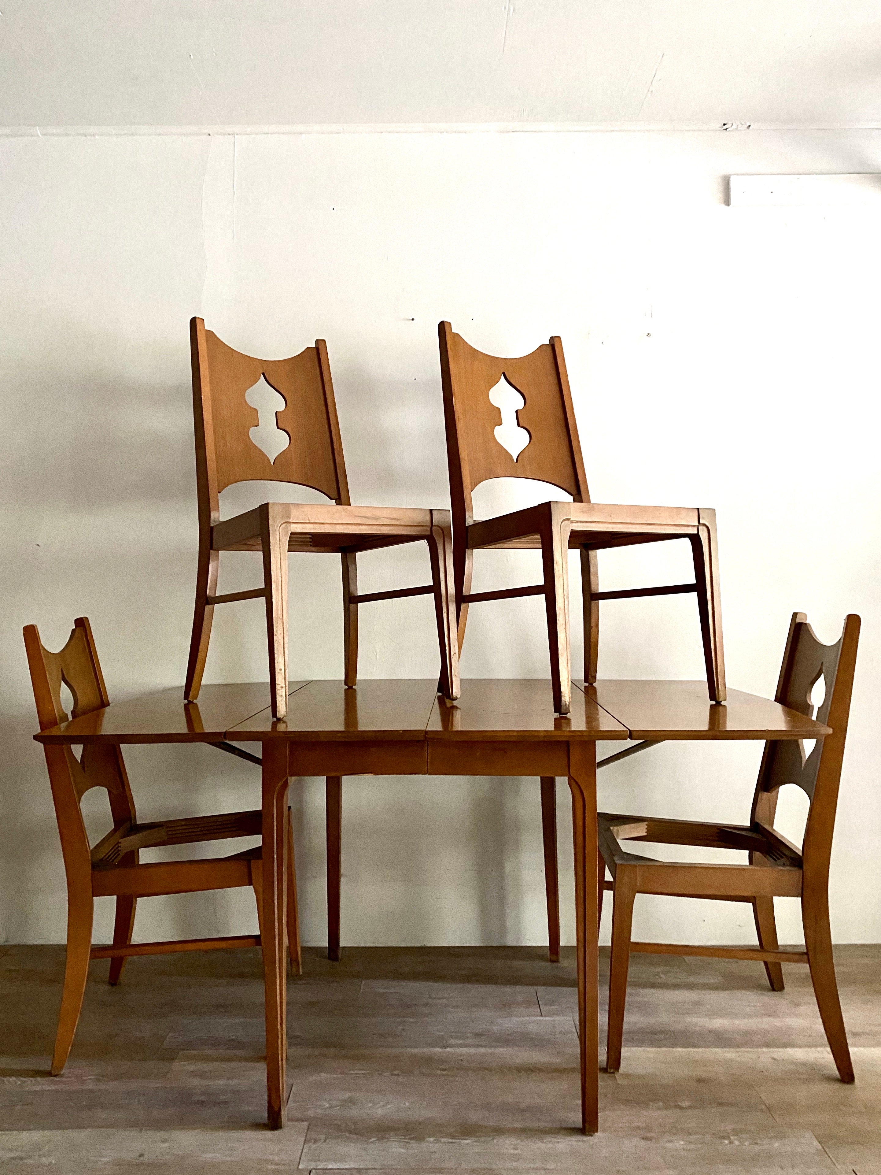 Vintage Moroccan Style Dining Set in Your Choice of Upholstery