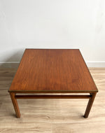 Vintage Mid Century Coffee Table with Brass Detail
