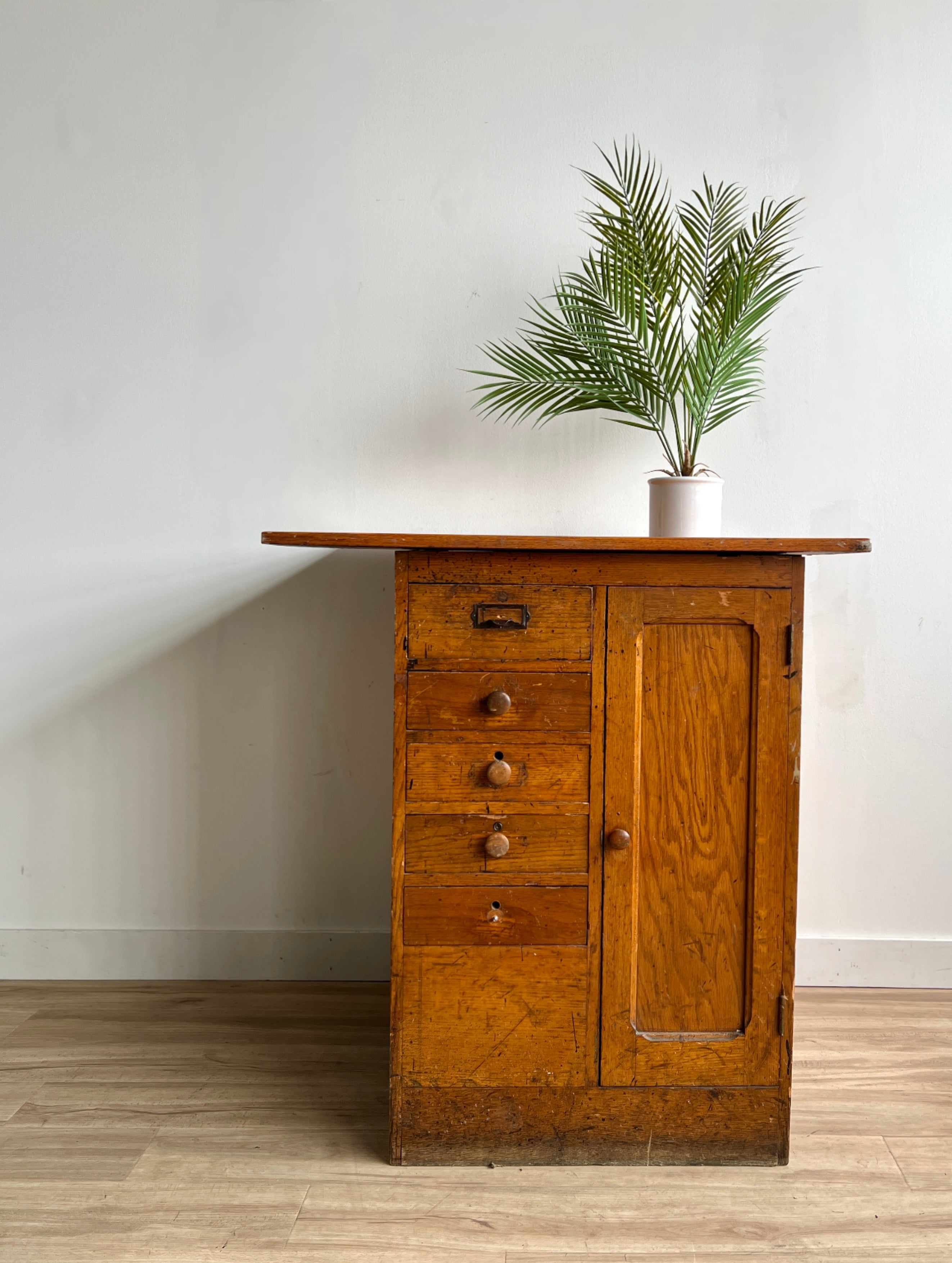 Vintage Kitchen / Art Studio Cabinet