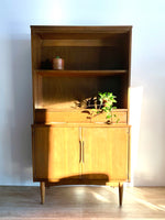 Mid-Century Hutch / Bookcase with Drawer