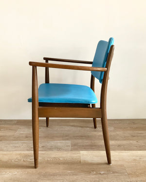 Mid-Century Chair in Blue