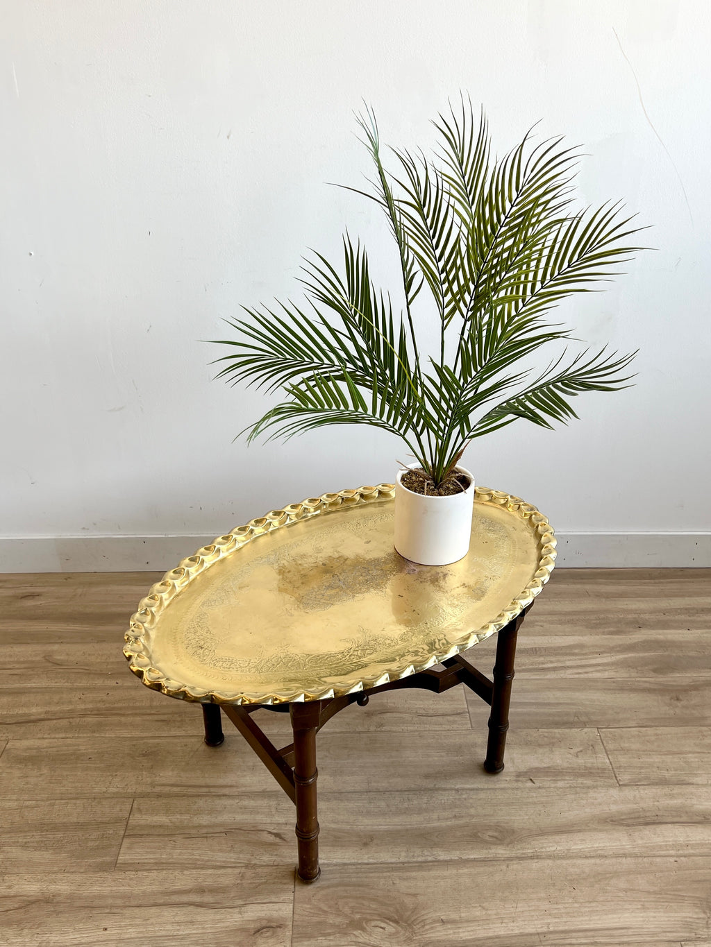 Vintage Brass Coffee Table