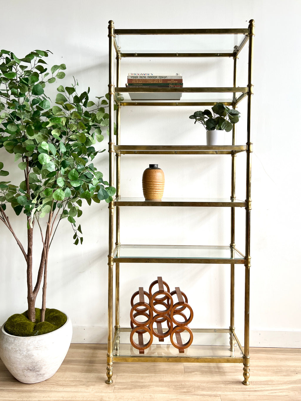 Vintage Brass Shelf