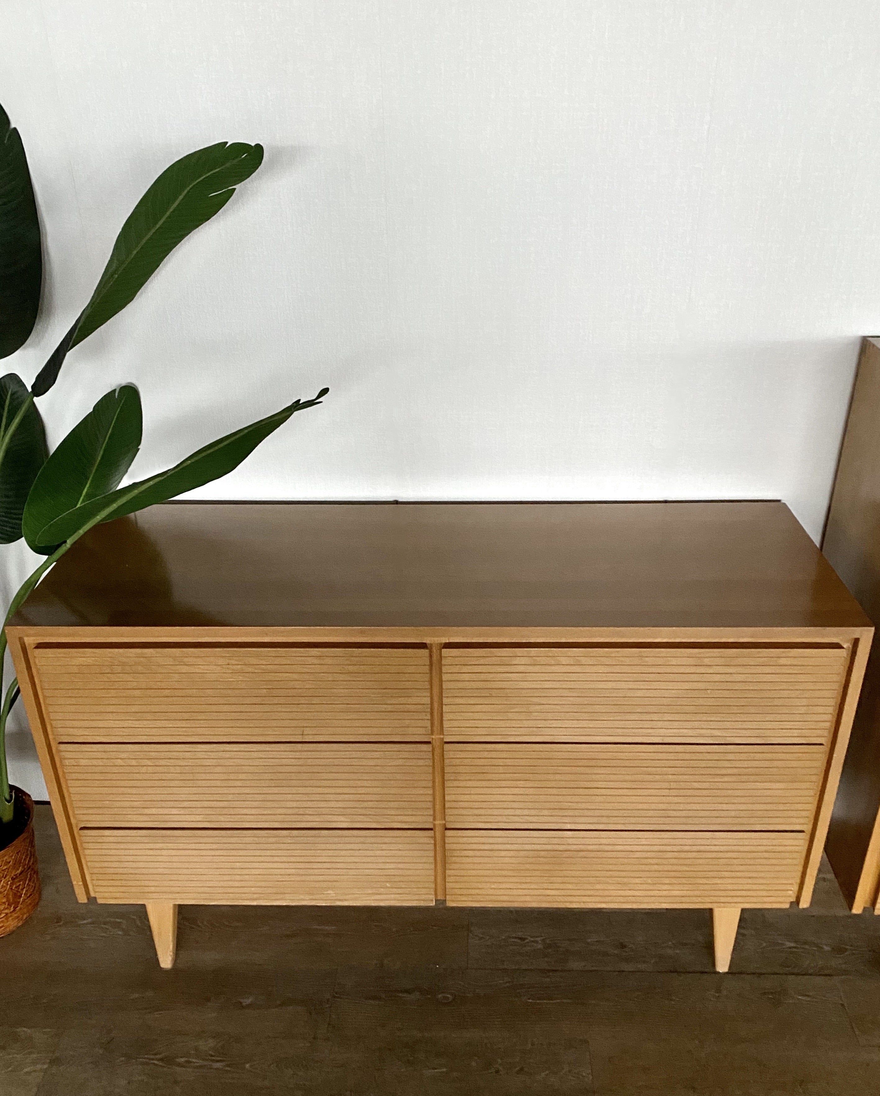 mid century modern dresser light wood Mid-Century Modern Dresser