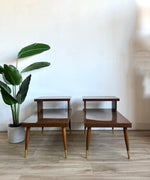 Pair of Vintage Mid Century End Tables