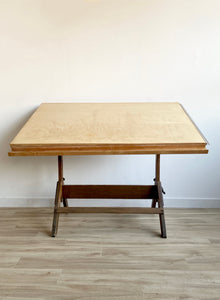 Large Vintage Drafting Table / Art Desk