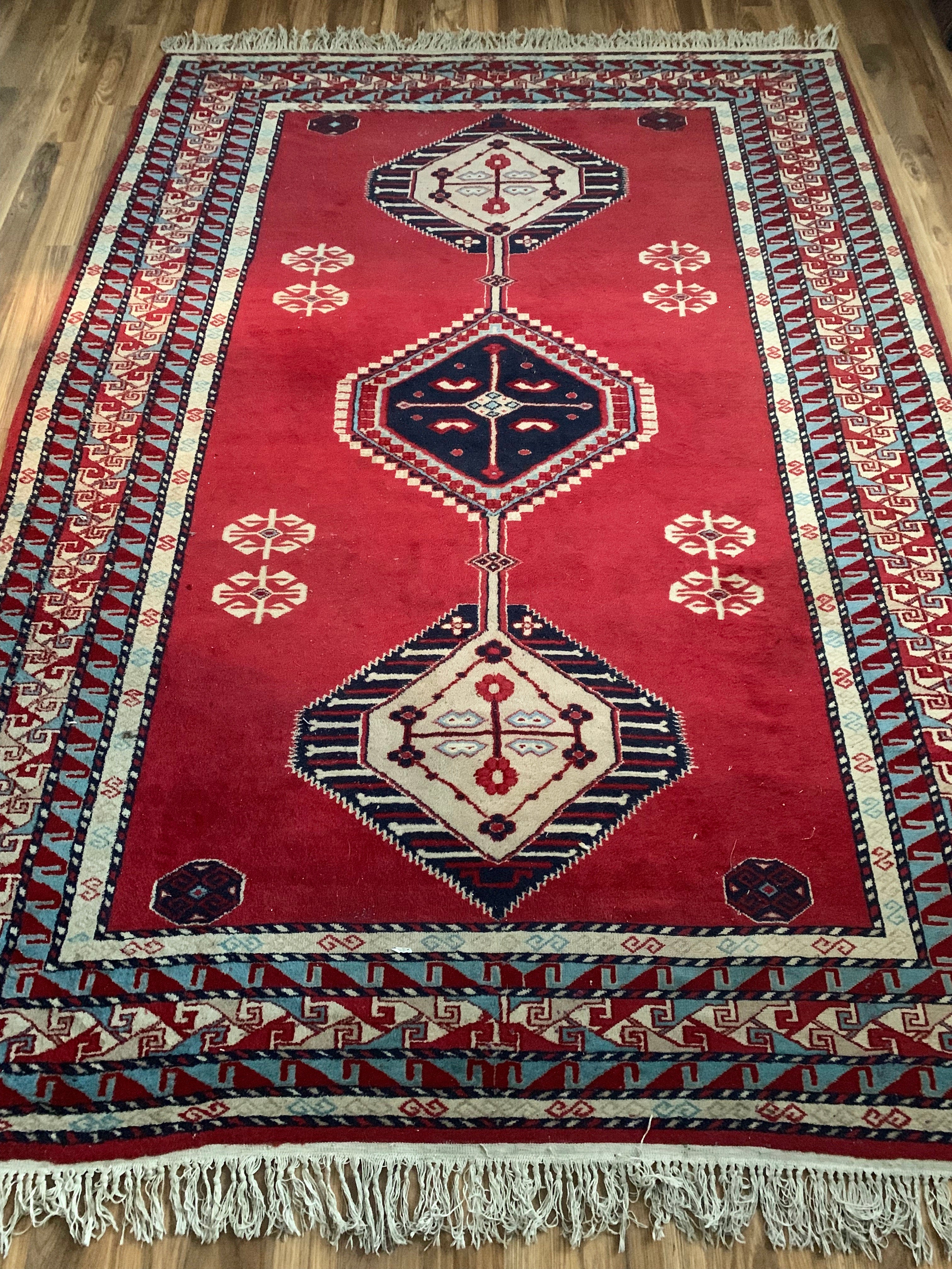 Vintage Hand Knotted Rug #18