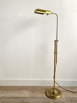 Vintage Brass Floor Lamp