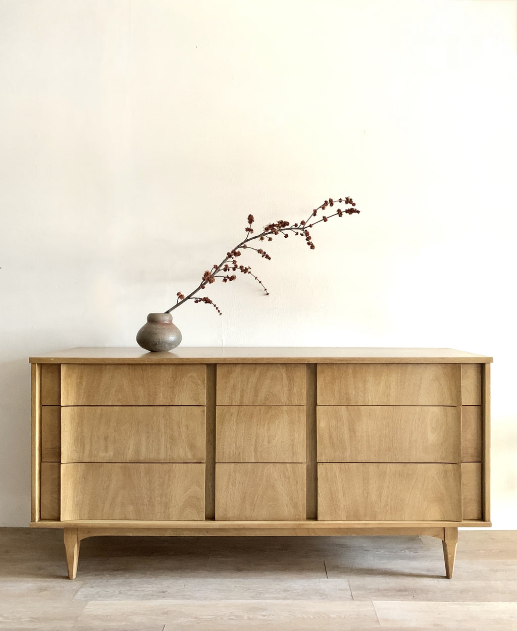 Mid-Century Nine Drawer Dresser