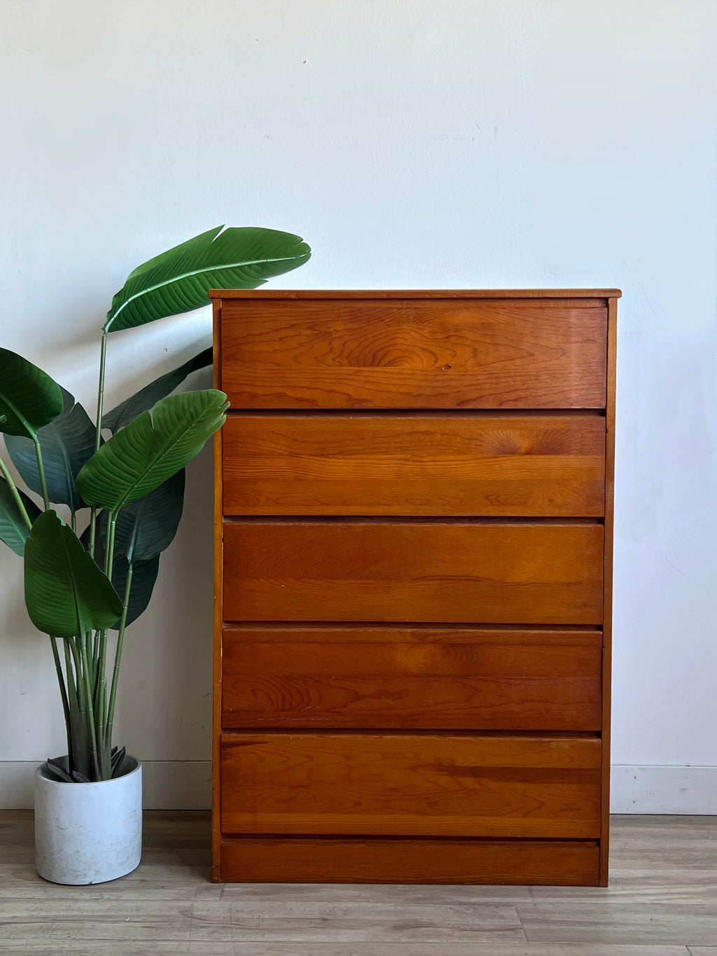 Project Vintage Mid Century Five Drawer Dresser