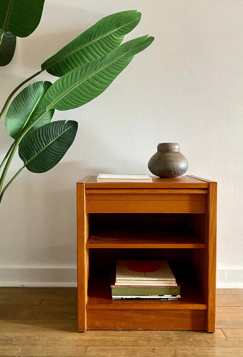 Vintage Danish Teak Nightstand by Jasper