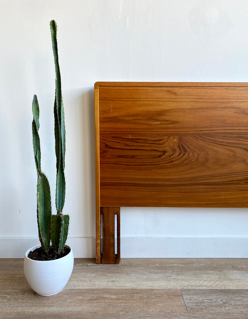Mid Century Danish Teak Queen Headboard