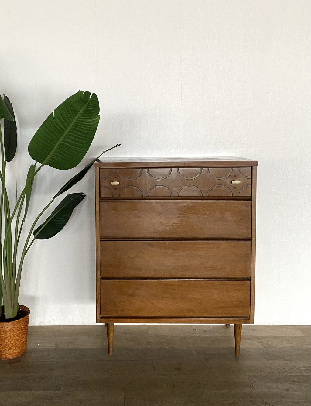Mid-Century Four Drawer Dresser