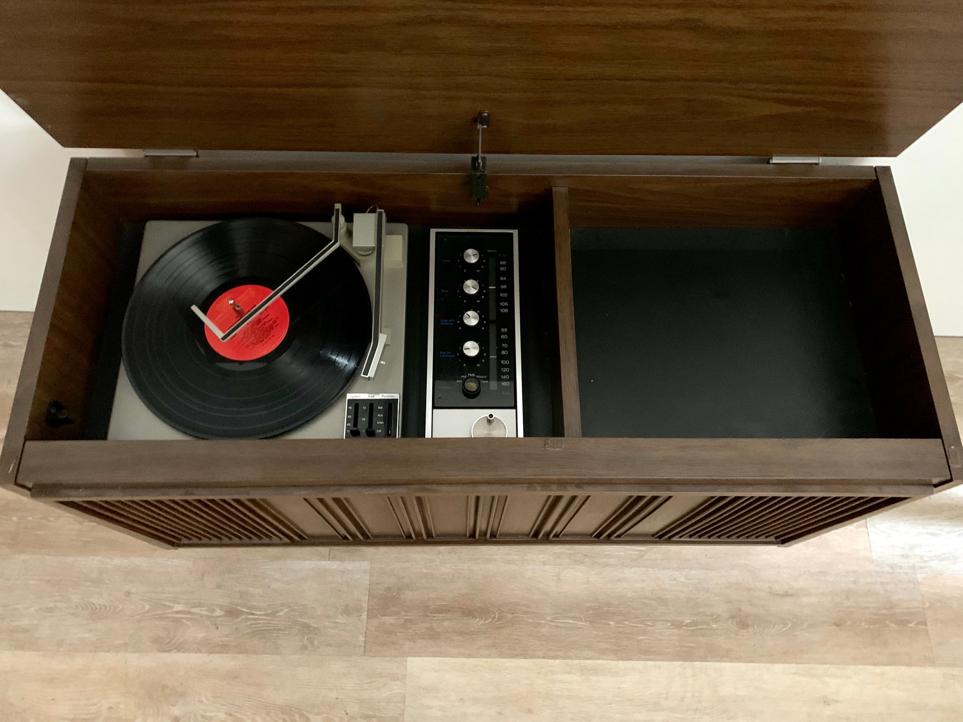 Mid-Century Stereo Console