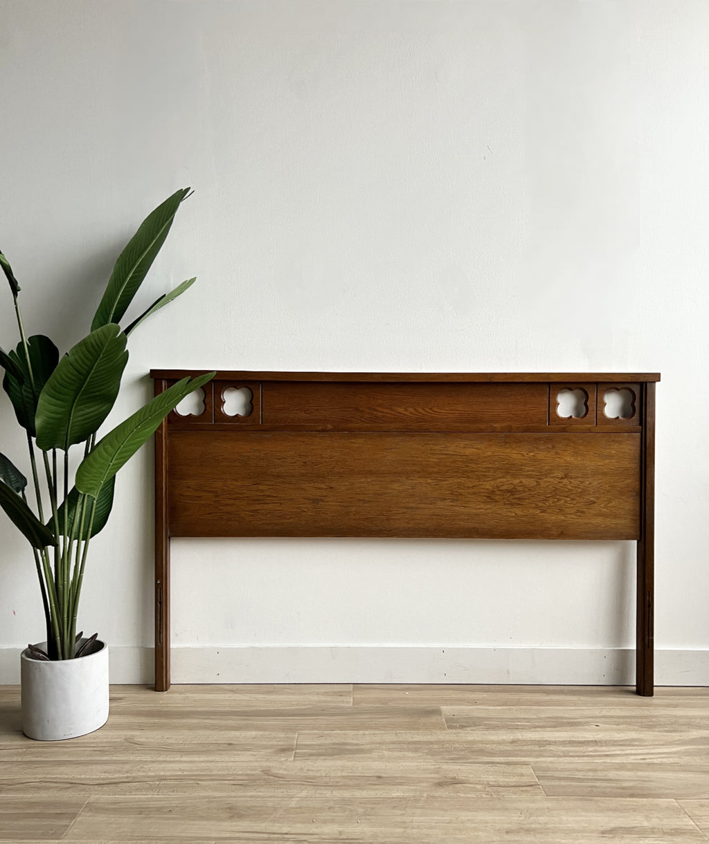 Vintage Mid Century Moroccan Style Full Headboard