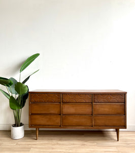 mid century modern 9 drawer dresser Vintage Mid Century Nine Drawer Dresser – Home and Closet Vintage