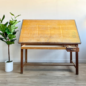 Vintage Drafting Table / Standing Desk