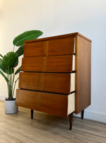 Vintage Mid Century Four Drawer Dresser